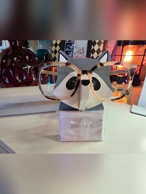 Jimmy Choo Tortoiseshell Pink Brown Optical Glasses Frames